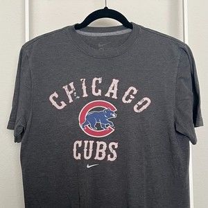 Nike Chicago Cubs Gray T-shirt Size M